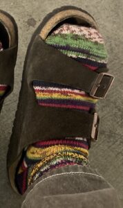 Right Foot in Ireland Wool