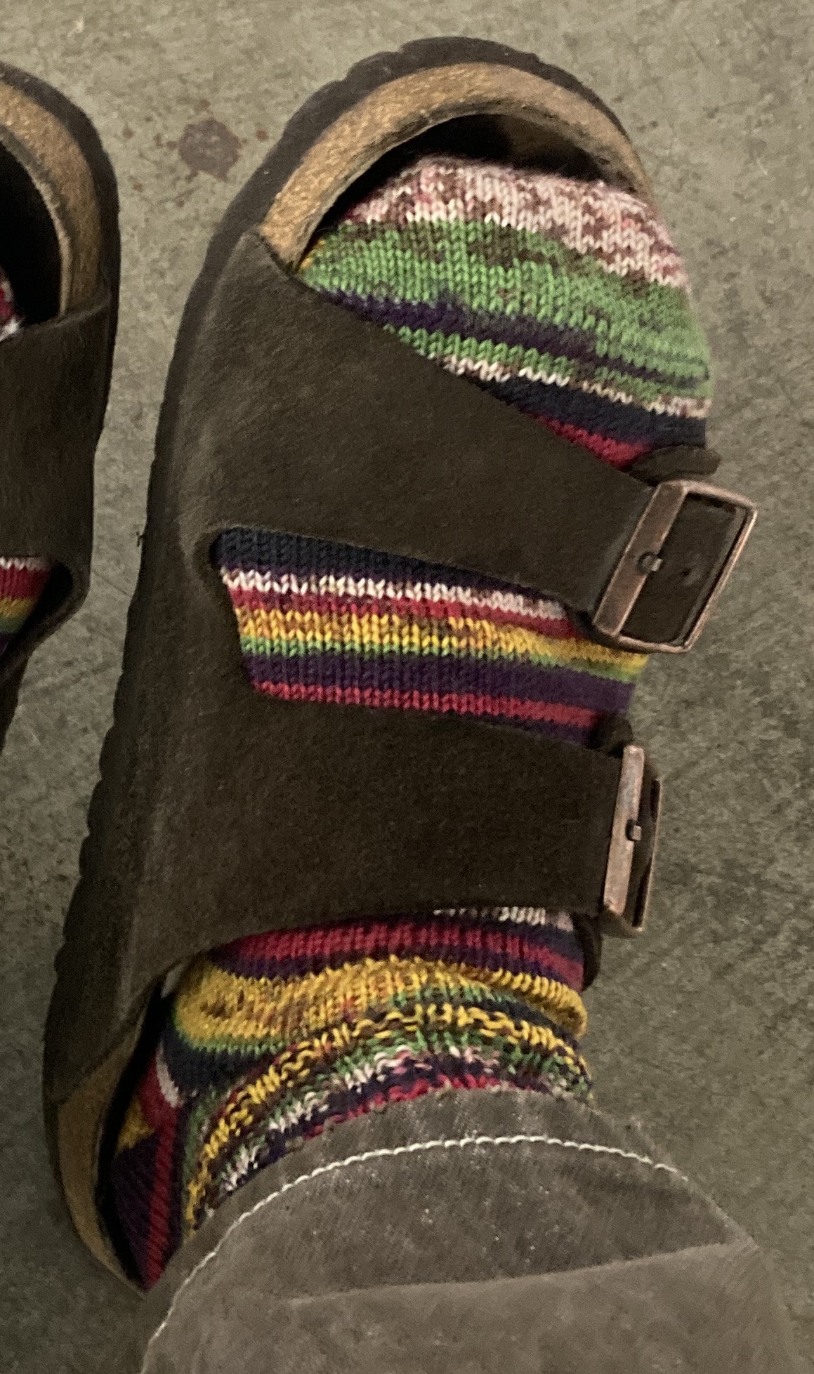 Right Foot in Ireland Wool